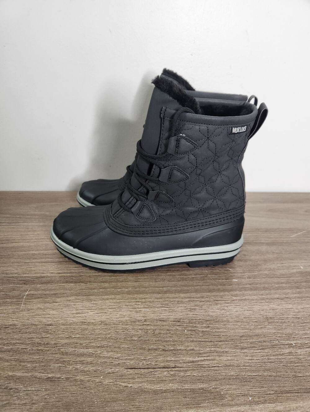 MUK LUKS Women's Black Kinsley Kennedy Fashion Boots